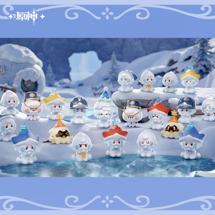 Genshin Impact - Jack Frosts of Snezhnaya Mini Figures - Blindbox Display 20 Stk