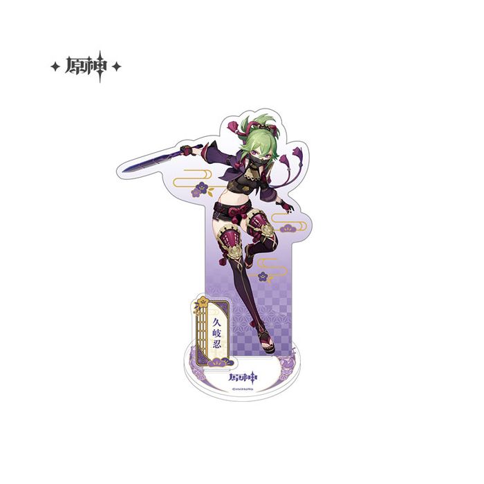 Genshin Impact akrylfigurer, dioramaer og mobilholdere