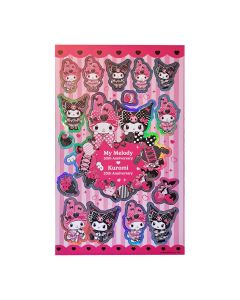 Kuromi & My Melody - Holographic Sticker Set