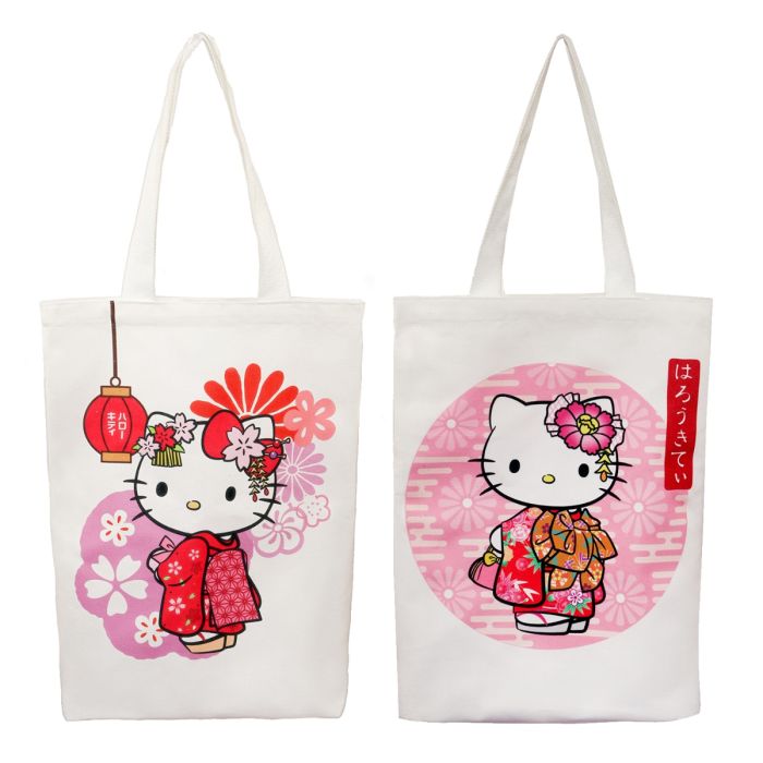 Hello Kitty - Cotton Tote Bag - Kimono