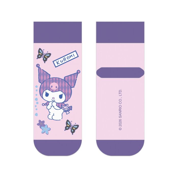 Kuromi - Short Socks - Japanese - Size 36-40