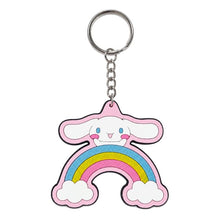Cinnamoroll - Rubber Keychain with Glitter Effect - Stickers Style - 5,4cm