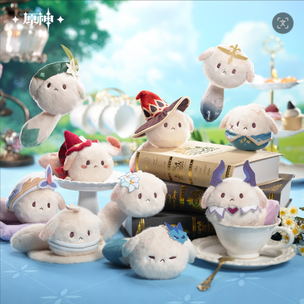 Genshin Impact Mini Plush Blind Box Tea Party Companion Dodoco