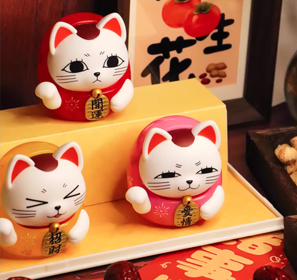 DAN DA DAN Turbo Granny Daruma Lucky Cat Blind Box Figure