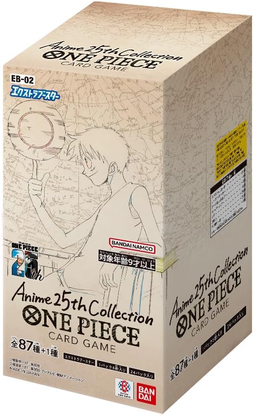 One Piece Anime 25th Collection Extra Booster Box EB02