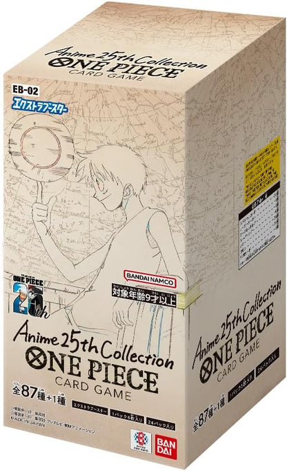 One Piece Anime 25th Collection Extra Booster Box EB02