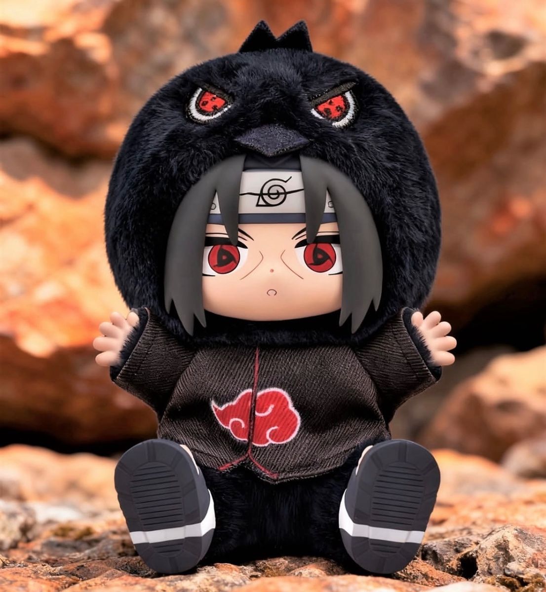 Naruto mini kosebamser med vinylansikt blindbox display Cute Beasts