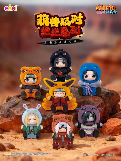 Naruto mini kosebamser med vinylansikt blindbox display Cute Beasts