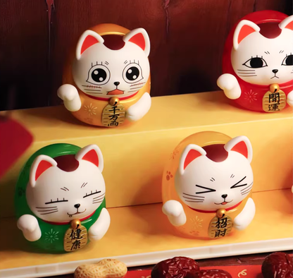 DAN DA DAN Turbo Granny Daruma Lucky Cat Blind Box Figure