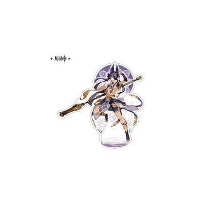Genshin Impact akrylfigurer, dioramaer og mobilholdere