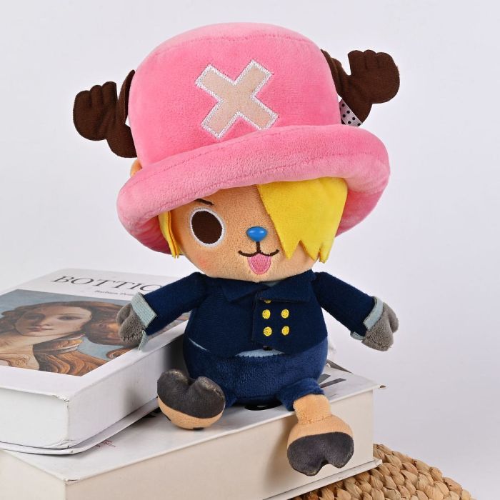 One Piece kosebamser Chopper, Chopperman & Karoo 25 cm