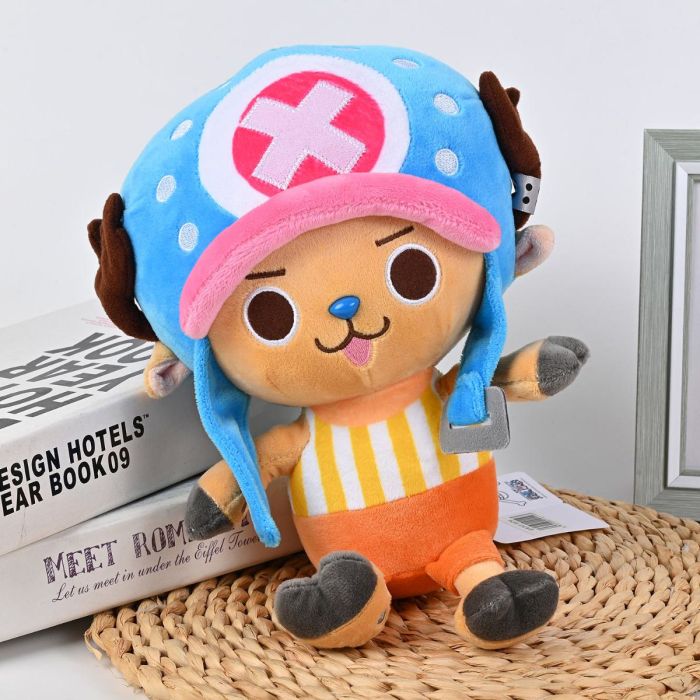 One Piece kosebamser Chopper, Chopperman & Karoo 25 cm