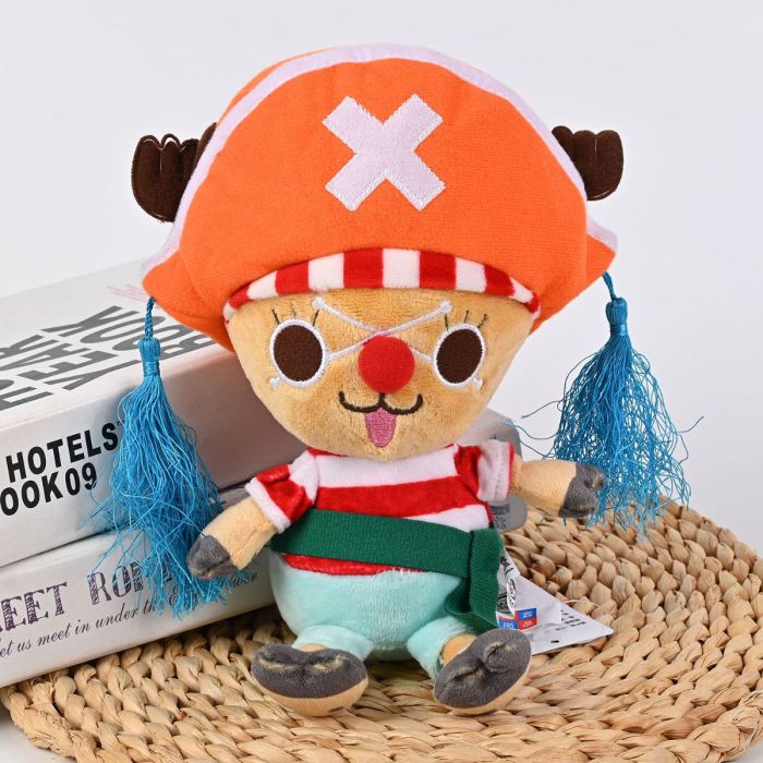One Piece kosebamser Chopper, Chopperman & Karoo 25 cm