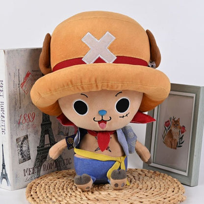 One Piece kosebamser Chopper, Chopperman & Karoo 25 cm