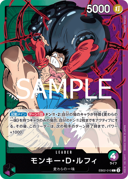 One Piece Anime 25th Collection Extra Booster Box EB02