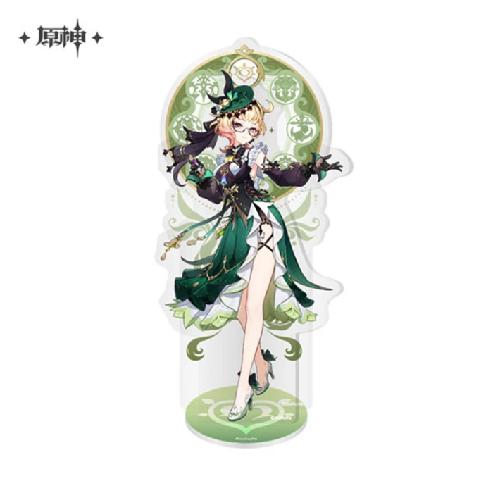 Genshin Impact akrylfigurer, dioramaer og mobilholdere
