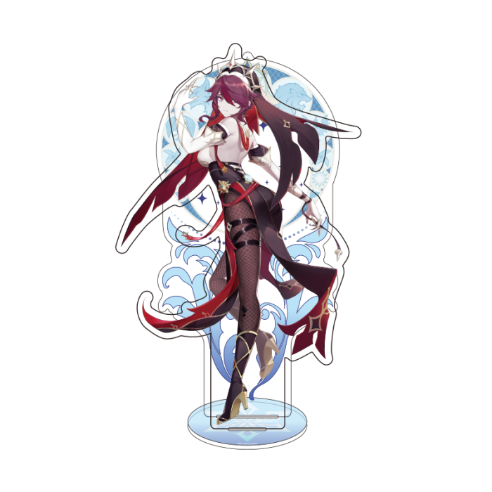 Genshin Impact akrylfigurer, dioramaer og mobilholdere