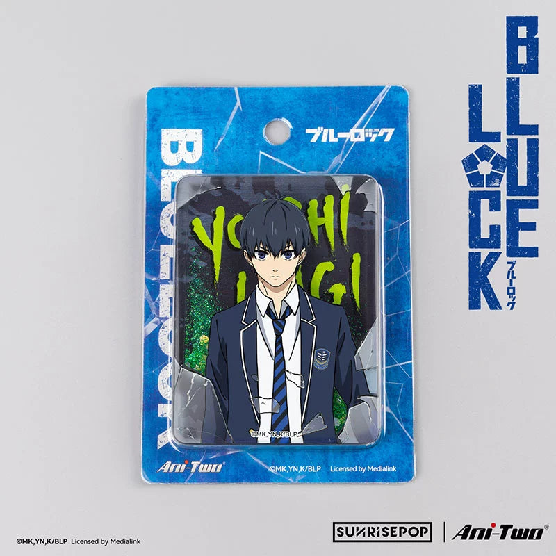Blue Lock akryldekorasjon med sandflyteffekt