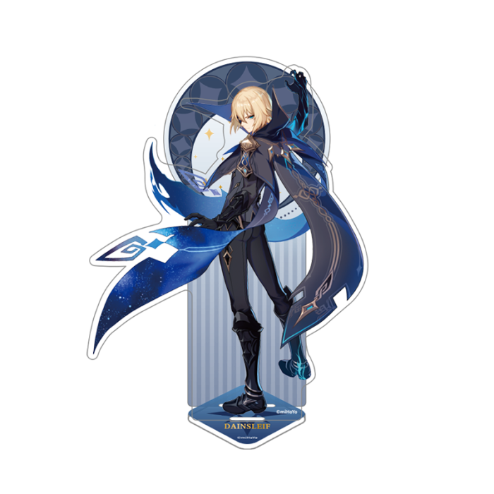Genshin Impact akrylfigurer, dioramaer og mobilholdere