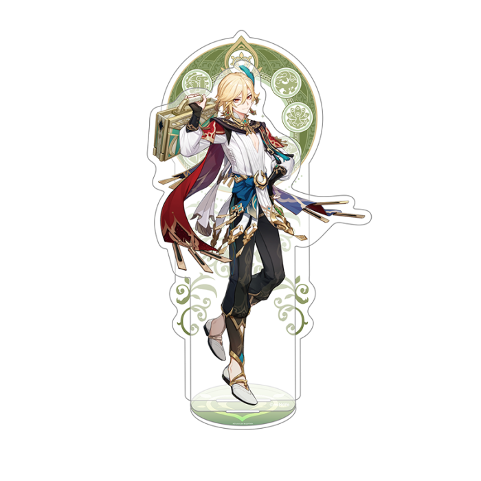 Genshin Impact akrylfigurer, dioramaer og mobilholdere