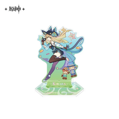 Genshin Impact akrylfigurer, dioramaer og mobilholdere