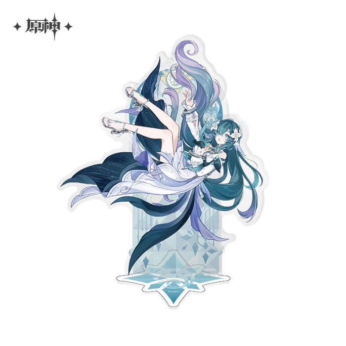 Genshin Impact akrylfigurer, dioramaer og mobilholdere