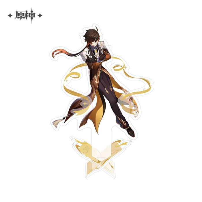 Genshin Impact akrylfigurer, dioramaer og mobilholdere