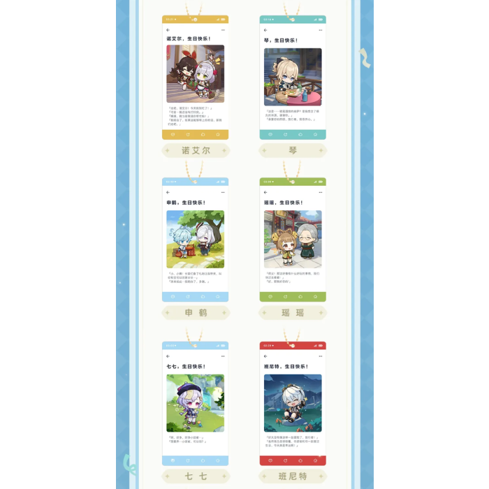 Genshin Impact Acrylic Keychain Blind Box Display BOX A &amp; BOX B