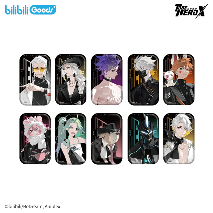 To Be Hero X Metal Badge Button HERO SHOW Series Blind Box