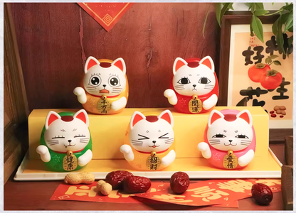 DAN DA DAN Turbo Granny Daruma Lucky Cat Blind Box Figure