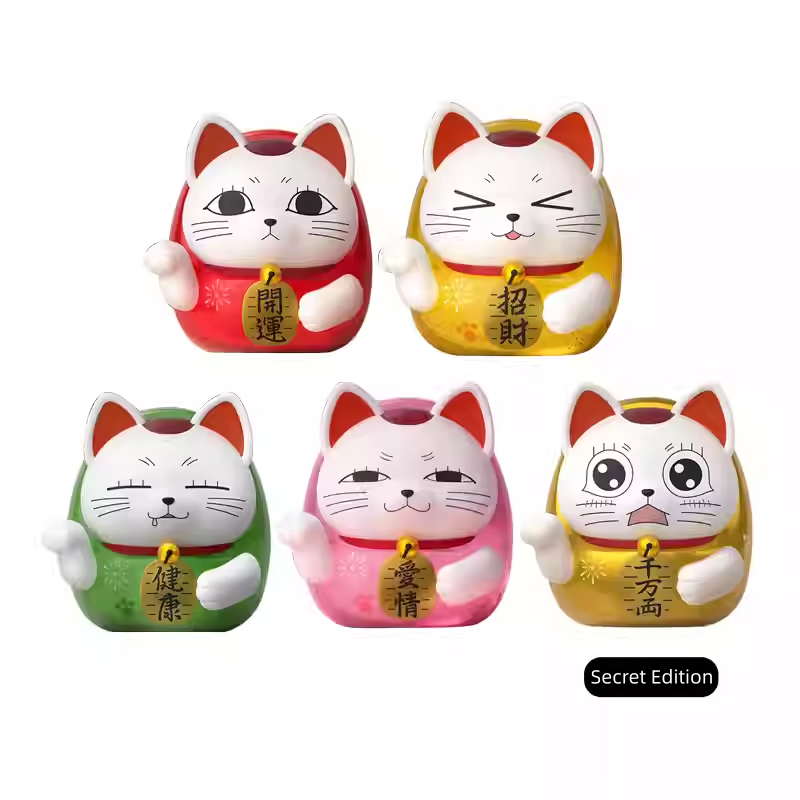 DAN DA DAN Turbo Granny Daruma Lucky Cat Blind Box Figure