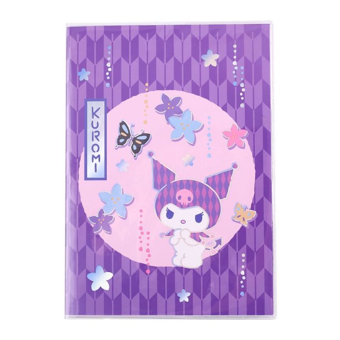 Kuromi - Holographic Softcover Notebook - Japanese - A5 - Checkered