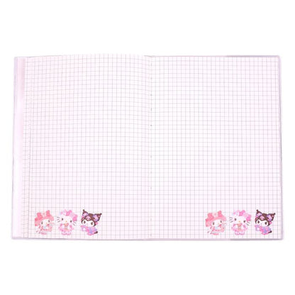 Hello Kitty & Friends - Holographic Softcover Notebook - Sakura Series - A5 - Checkered