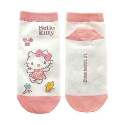 Hello Kitty - Short Socks - Buttercream - Size 36-40