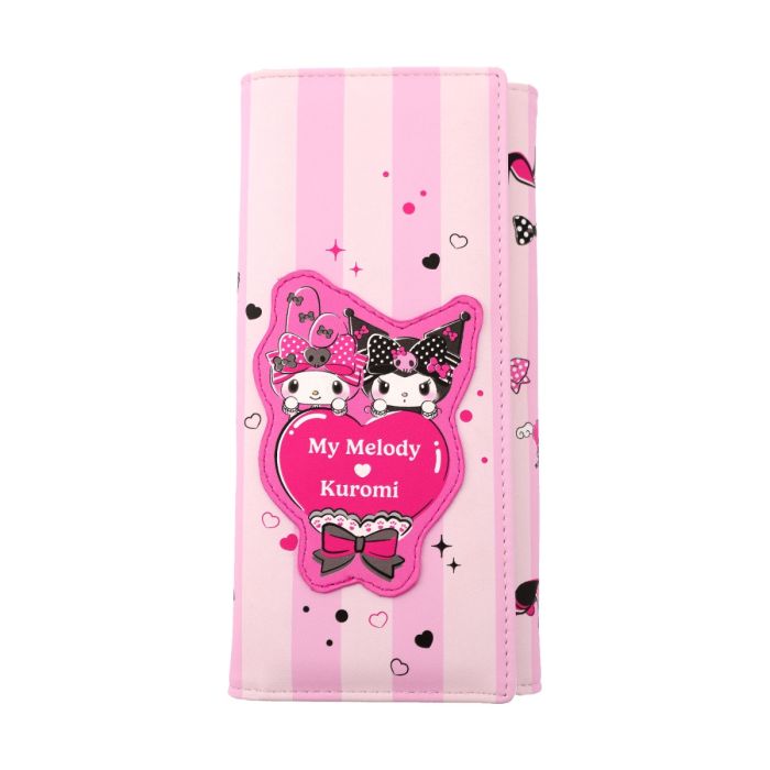 Kuromi & My Melody - Wallet - Pink Black Party Series