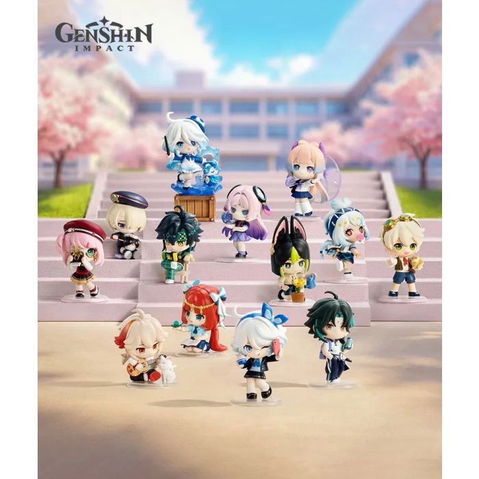 Genshin Impact Academy’s Light and Shadow Poetry Chibi Series Figures Blind Box